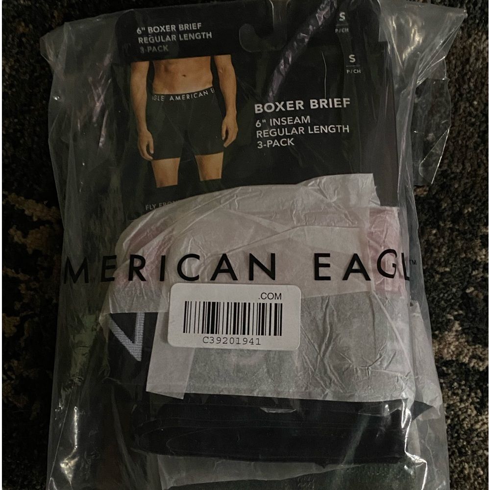 Nwt - American Eagle Multi 3-Pack Solid 6” Classi… - image 5